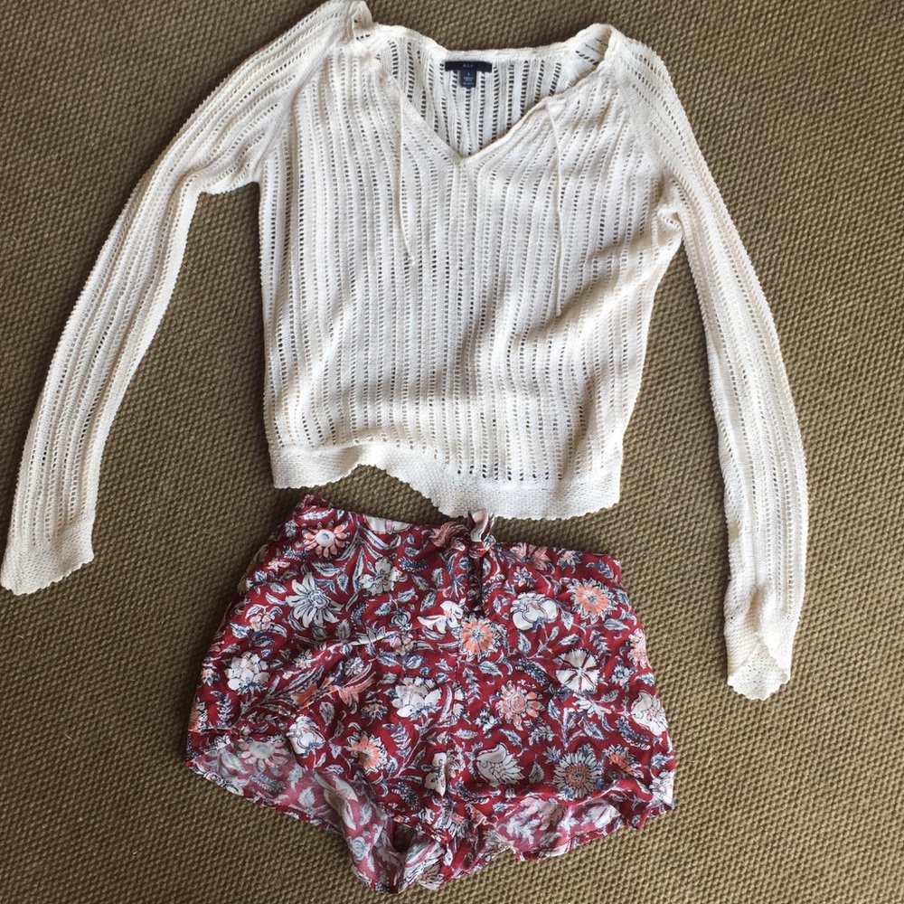 Gap Cream Knit Sweater